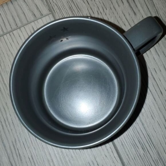 2018 Starbucks Ceramic Mug Cup Slate Gray Silver Glitter Sparkle Tall 12 OZ - Picture 13 of 13